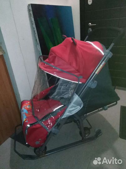 Коляска санки