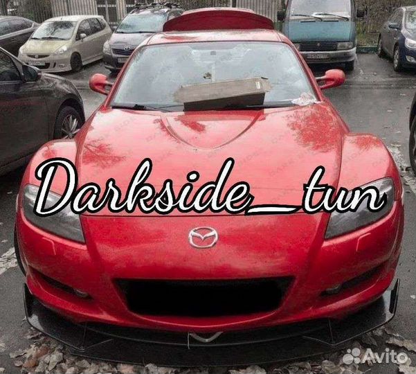 Сплиттер накладка на бампер mazda 3