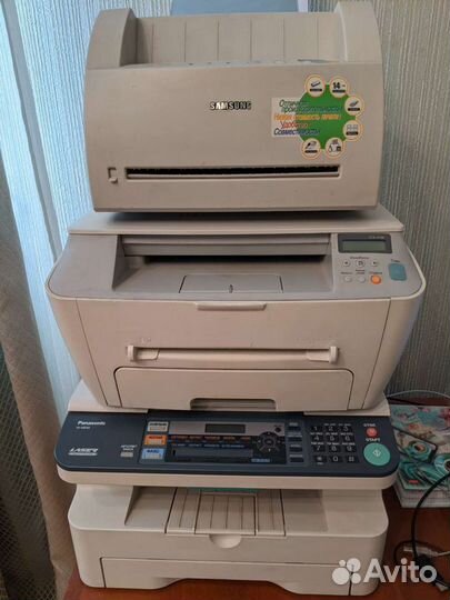 Лазерное мфу/принтер Panasonic/Samsung - 3 шт