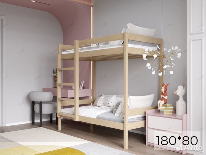 Кровать двухъярусная IKEA 180 80