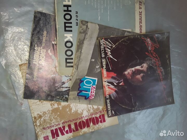 Виниловые пластинки СССР