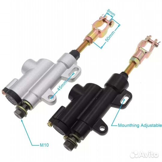 Главный тормозной цилиндр мото питбайк