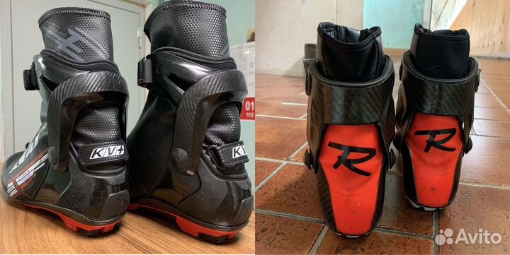 Лыжные ботинки коньковые KV+ и rossignol