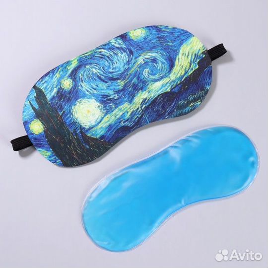 Маска для сна с гелевым вкладышем