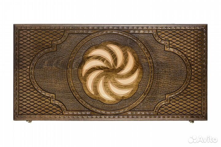 Нарды резные Бесконечность 60 х 60 см бук Армения 62886