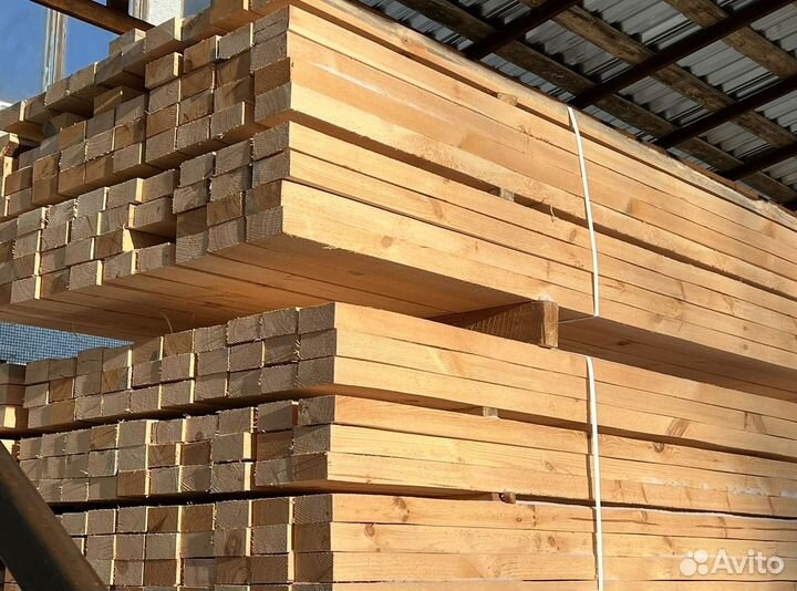 Доска обрезная 50х100х6000мм с доставкой