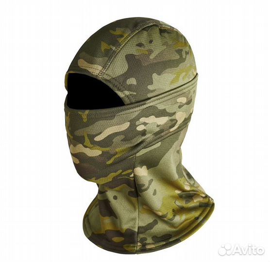 Флисовая балаклава мультикам мох флора