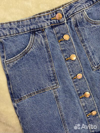 Юбка джинсовая для девочки 11-12лет