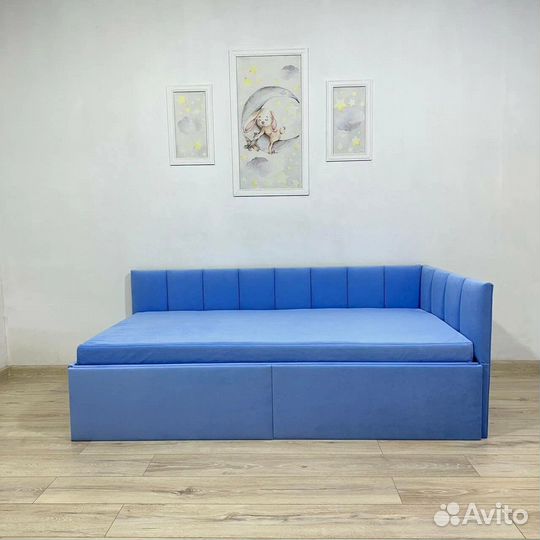 Детская мягкая кроватка-диванчик