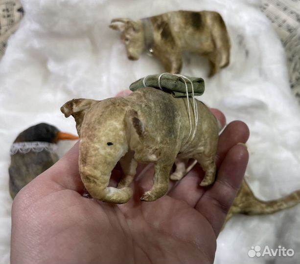 Ватные игрушки ручной работы