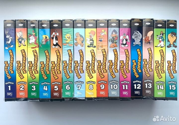 Золотая коллекция мультфильмов Warner Bros 15 VHS