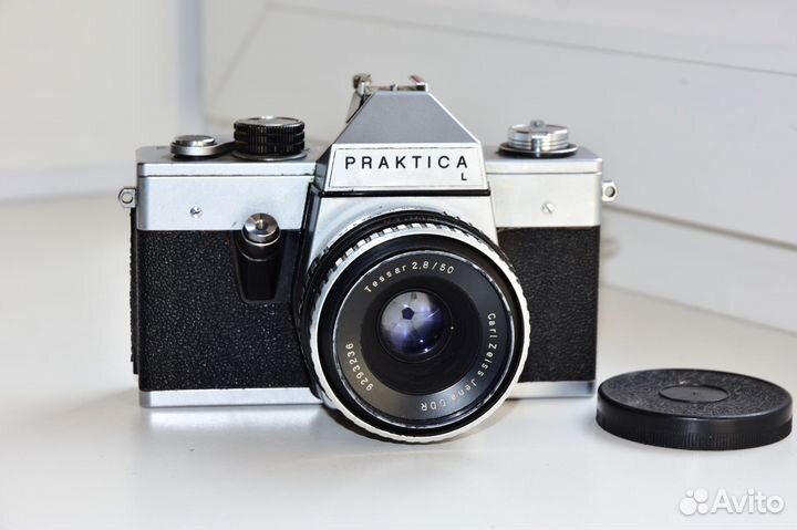 Praktica L Pentacon зеркалка с Tessar 50mm f/2.8