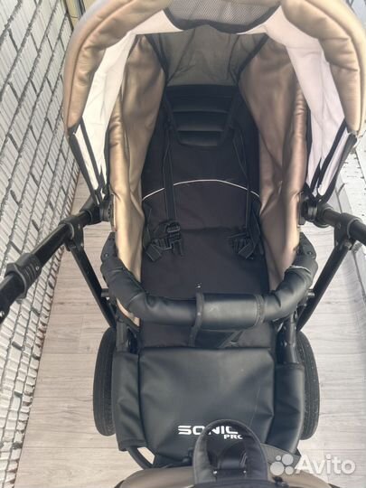 Коляска sonic Pro 3в1 verdi бу