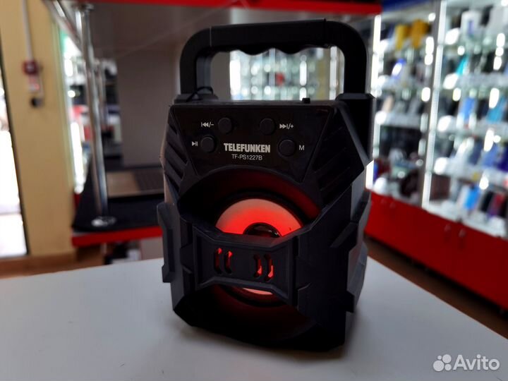 Bluetooth колонка Telefunken с подсветкой (эшп)