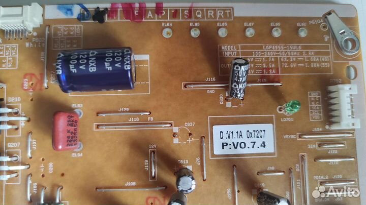 EAX65691001(3.0) P/N:63729101