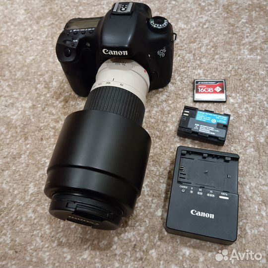Фотоаппарат canon 7d с телеобъективом