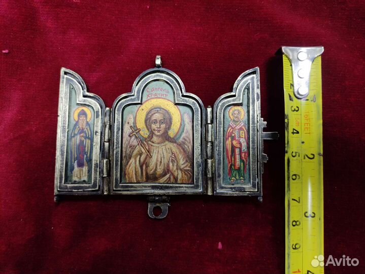 Икона Складень нательный Ангел Хранить