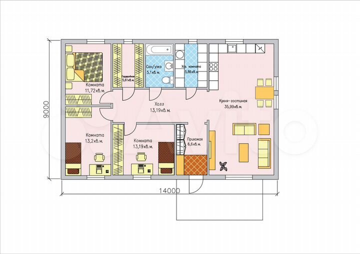 Дом 108 м² на участке 16 сот.