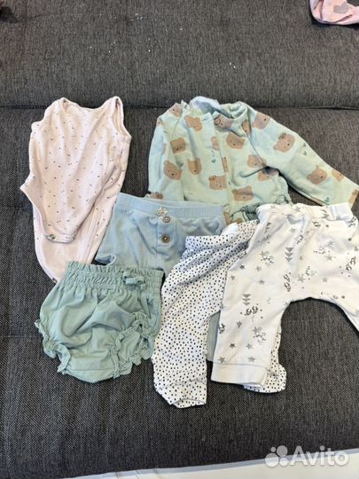 Набор одежды для новорожденного пакетом 62, 68