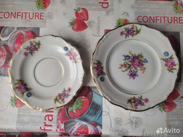 Чайник + чашечка от сервиз фарфоровый Walbrzych