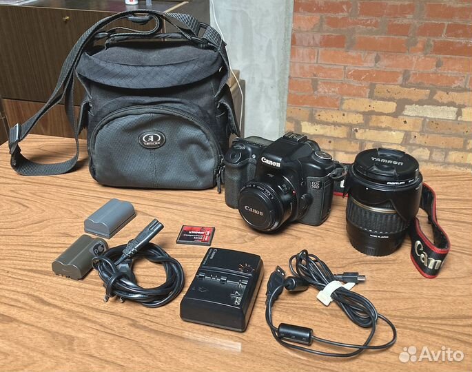Canon EOS 50d+ef 50mm 1.8 II+Tamron 17-50mm+мелочь