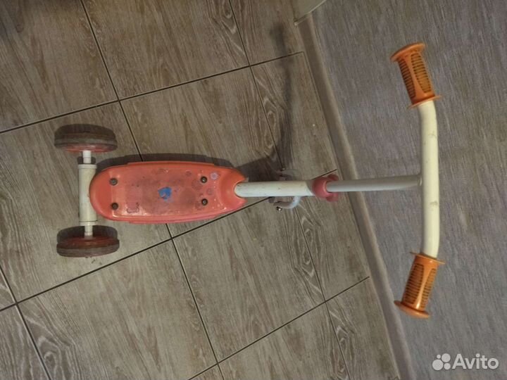 Самокат детский трехколесный бу