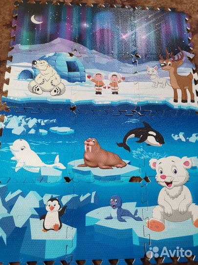 Мягкие большие пазлы