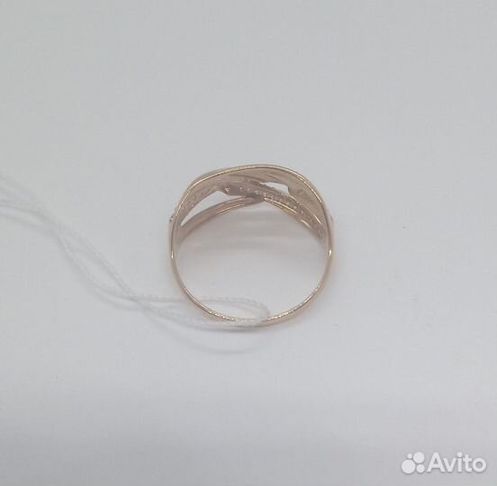 Золотое кольцо с фианитом 20р