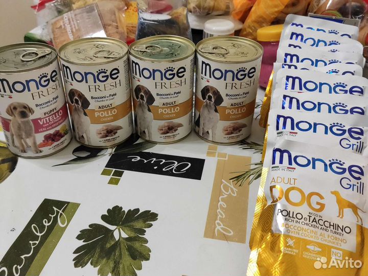 Корм влажный Monge для собак