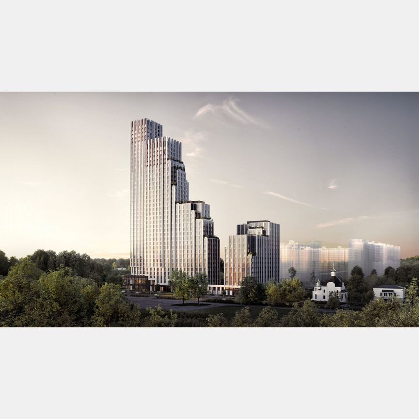 2-к. квартира, 70,8 м², 5/43 эт.