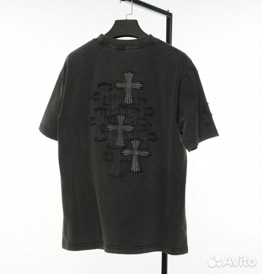 Черная футболка оверсайз