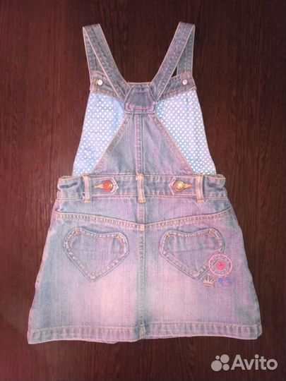 Джинсовое платье сарафан