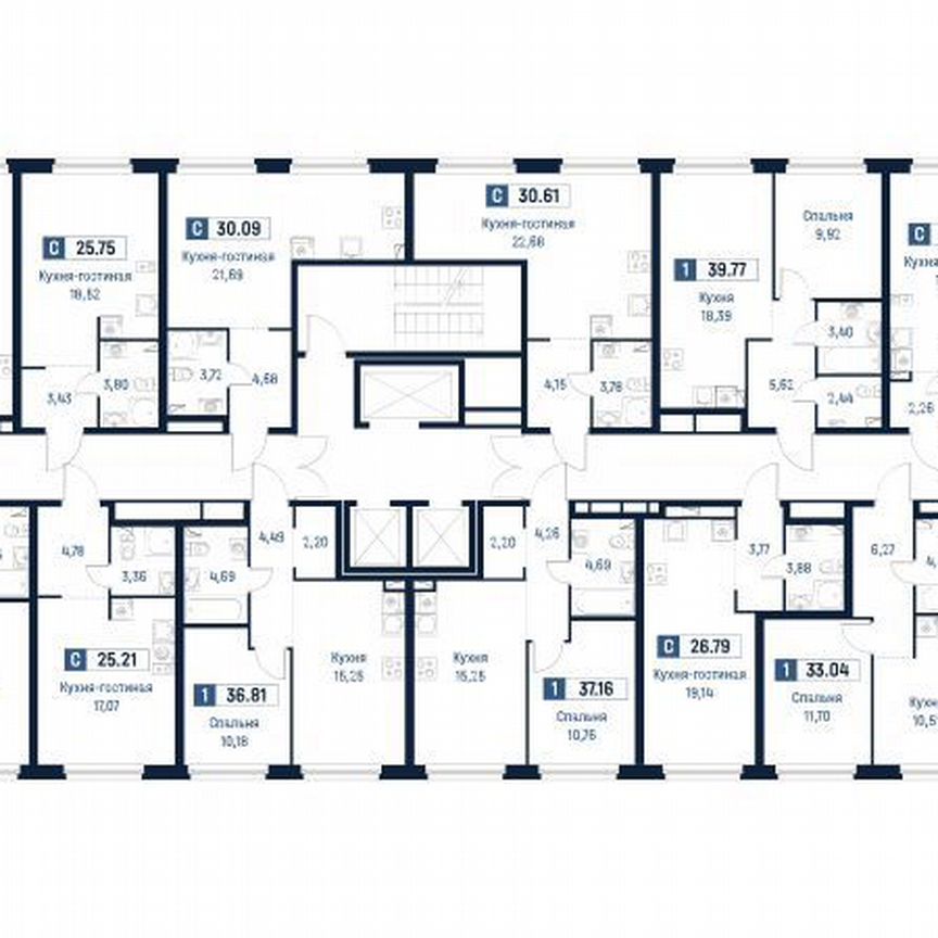 Квартира-студия, 22,6 м², 2/18 эт.