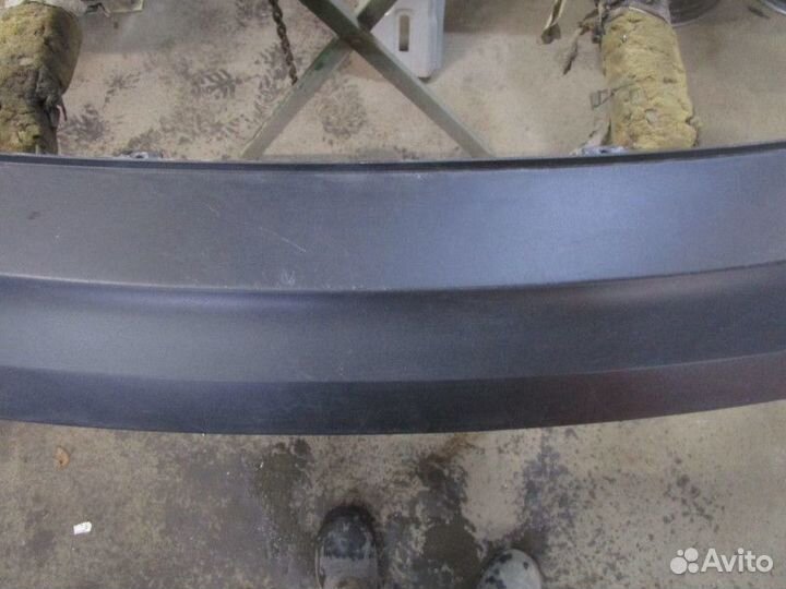 Юбка заднего бампера Skoda Rapid 2013-2020 (Лифтбэ