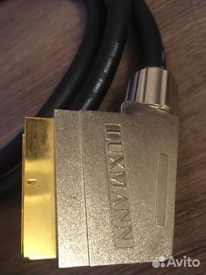 Кабель luxmann (scart - scart) Германия 1,5 метра
