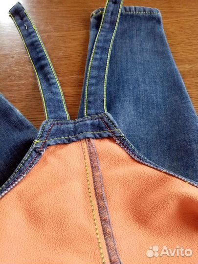 Джинсовый комбинезон для мальчика 98