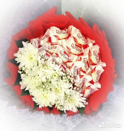 Сладкие букеты из Рафаэлло