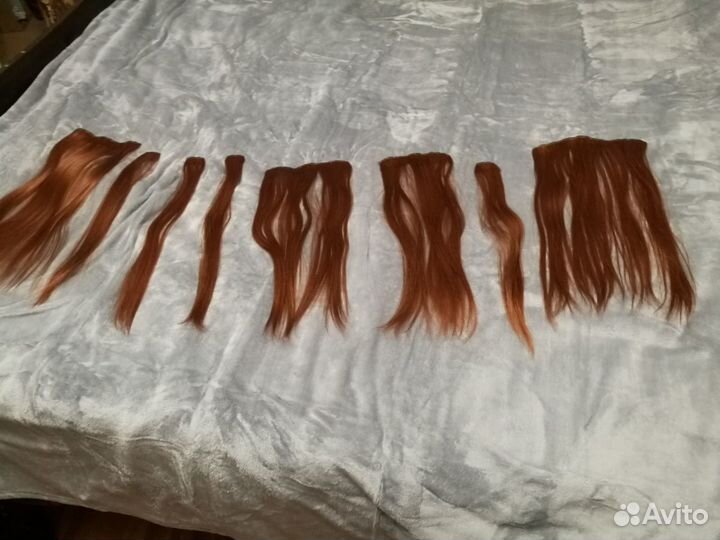 Искусственные волосы, рыжие