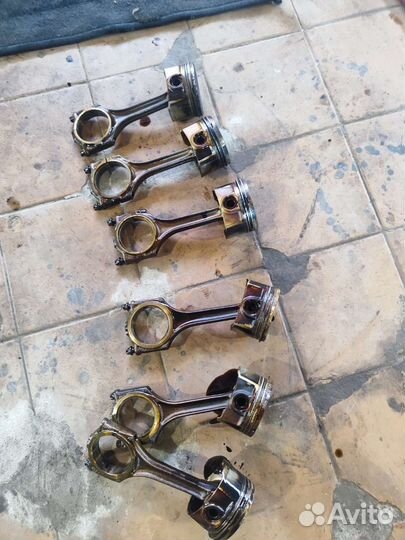 Поршень с шатуном 6шт ауди а6с5 2.7