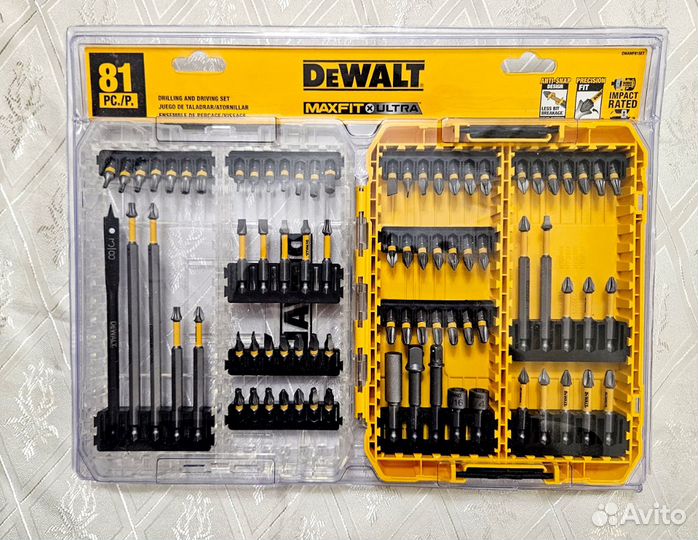 Набор бит dewalt maxfit Ultra dwamf81SET