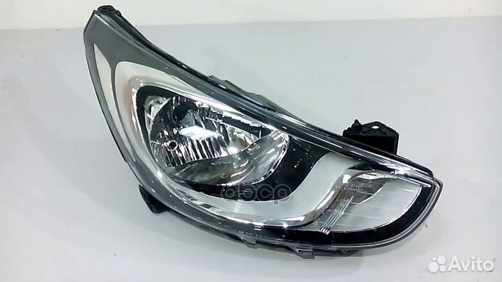 Фара правая hyundai solaris russia type electr