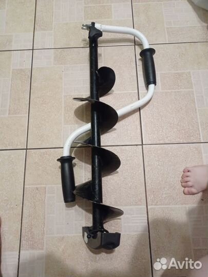 Ледобур тонар 130 левый телескопический