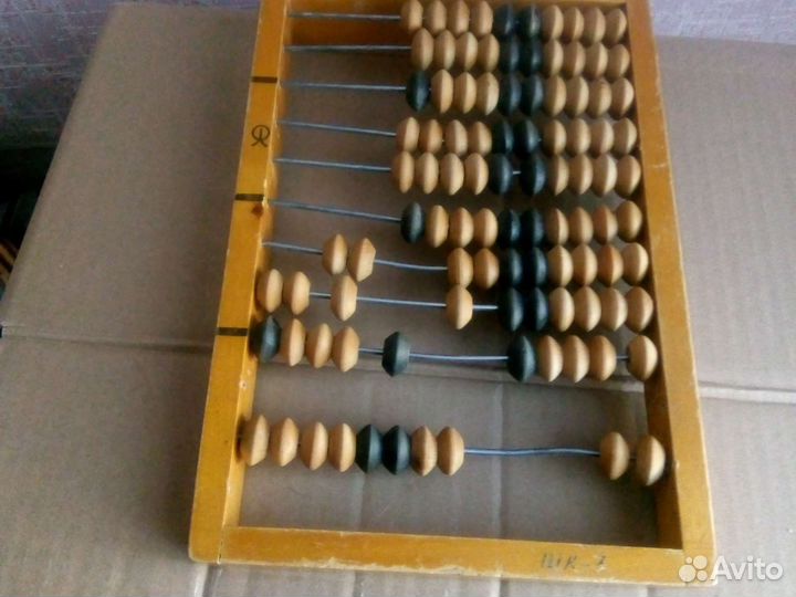 Счеты небольшие деревянные СССР