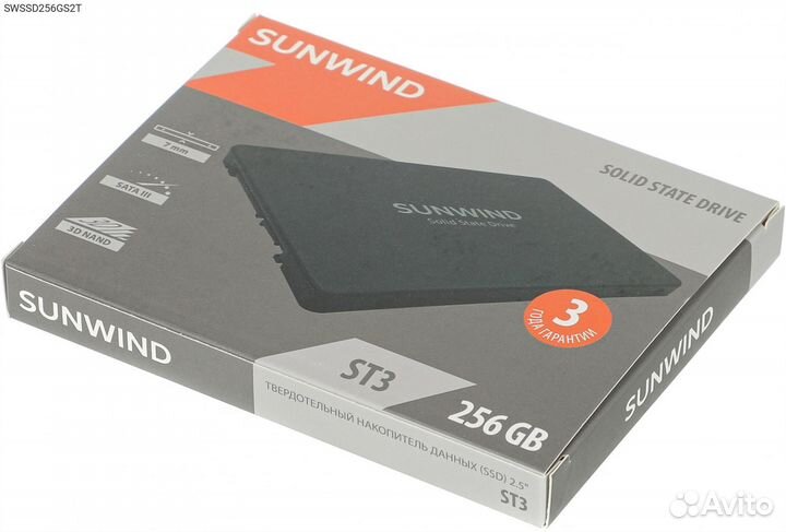 Swssd256GS2T, Диск SSD SunWind ST3 2.5