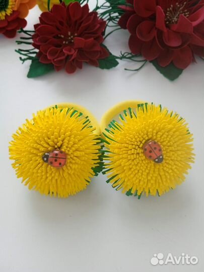 Резинки для волос ручной работы