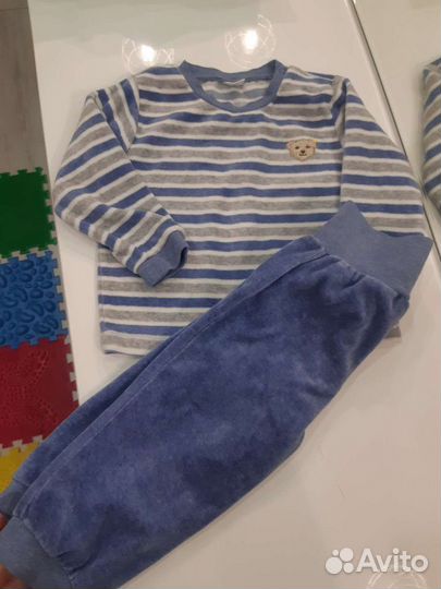 Костюм велюр 80см