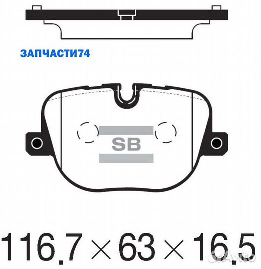 SP2237 колодки дисковые задние\ Land Rover Range R