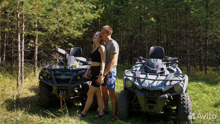 Романтическое свидание на квадроцикле