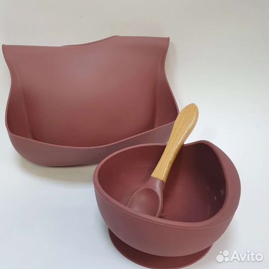 Детская посуда для кормления силиконовая