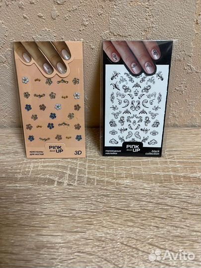 Наклейки для маникюра ногтей декор стразы